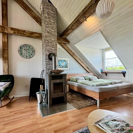 Hof Vierzehnender Im Hohen Venn - 70Qm Fachwerk-Studio - Grosses Wohn-Schlafzimmer Mit Dachterrasse Und Kaminofen - Separate Kueche - Perfekt Fuer Paare - Monschau - Eifel - Hunde Willkommen - Islandpferde 외부 사진