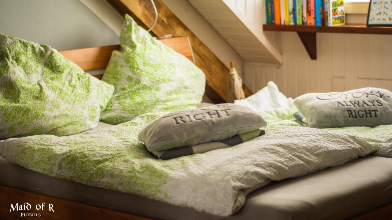 Hof Vierzehnender Im Hohen Venn - 70Qm Fachwerk-Studio - Grosses Wohn-Schlafzimmer Mit Dachterrasse Und Kaminofen - Separate Kueche - Perfekt Fuer Paare - Monschau - Eifel - Hunde Willkommen - Islandpferde 외부 사진