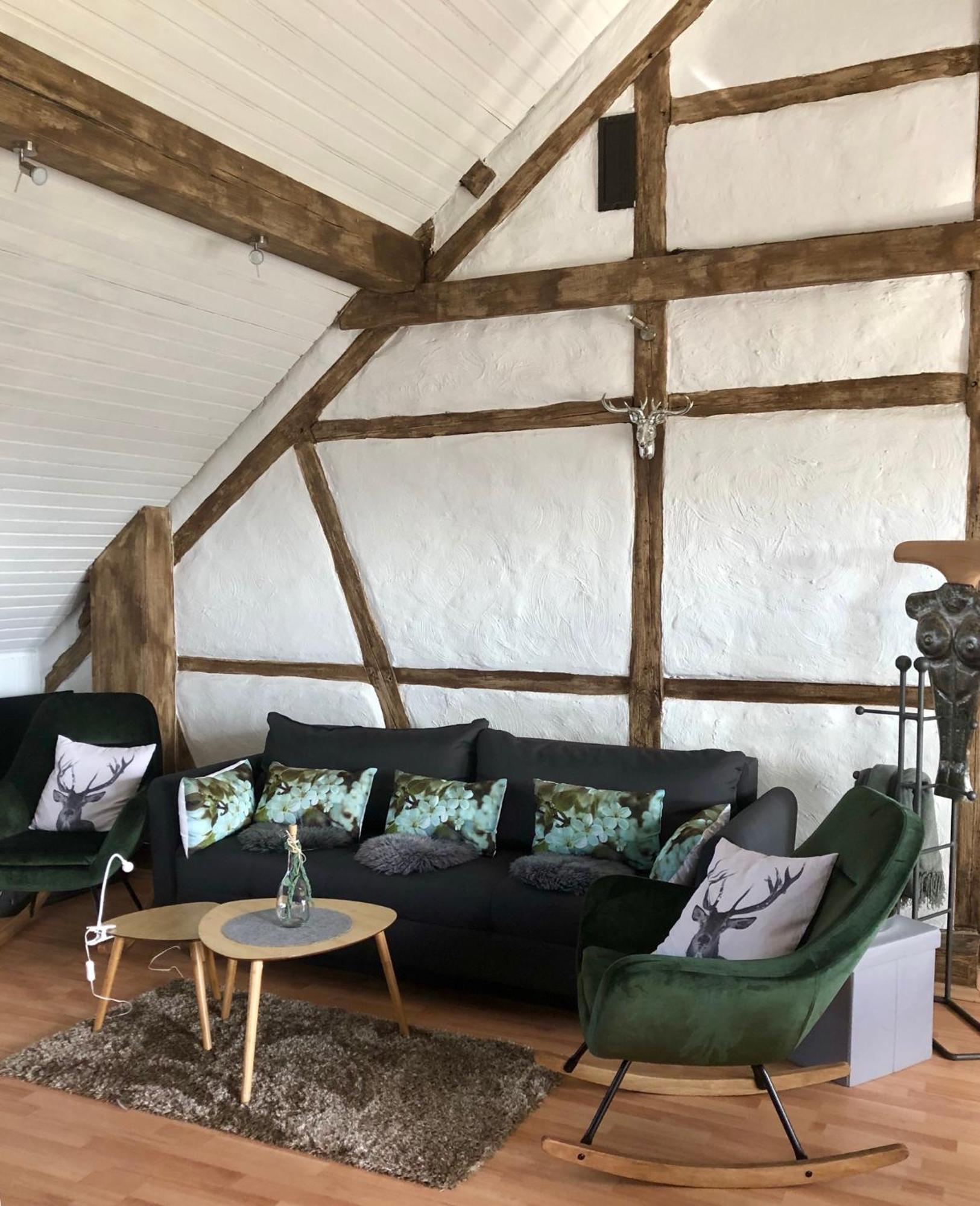 Hof Vierzehnender Im Hohen Venn - 70Qm Fachwerk-Studio - Grosses Wohn-Schlafzimmer Mit Dachterrasse Und Kaminofen - Separate Kueche - Perfekt Fuer Paare - Monschau - Eifel - Hunde Willkommen - Islandpferde 외부 사진