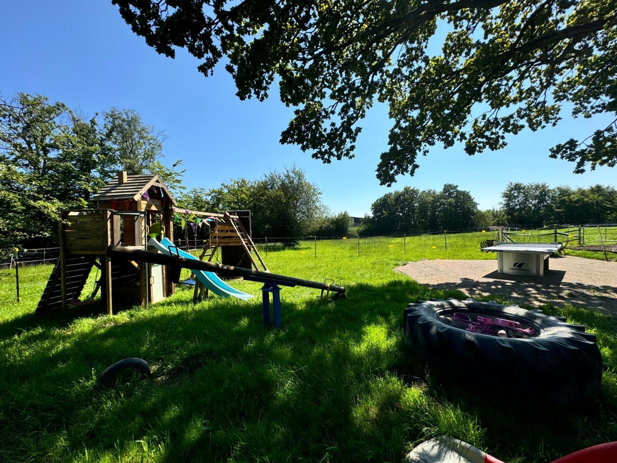 Hof Vierzehnender Im Hohen Venn - 70Qm Fachwerk-Studio - Grosses Wohn-Schlafzimmer Mit Dachterrasse Und Kaminofen - Separate Kueche - Perfekt Fuer Paare - Monschau - Eifel - Hunde Willkommen - Islandpferde 외부 사진